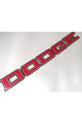 Dodge Büyük Amblem Logo Yazı