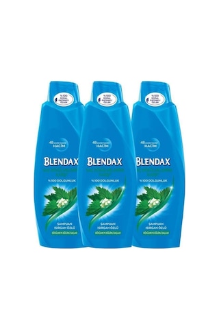 Blendax Saç Dökülmelerine Karşı Isırgan Özlü Şampuan 500 ml x 3 A
