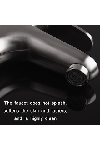 Dancemonkey Cbtx Sıcak Soğuk Su Karıştırma Lavabo Musluğu Paslanmaz Çelik Çok Renkli