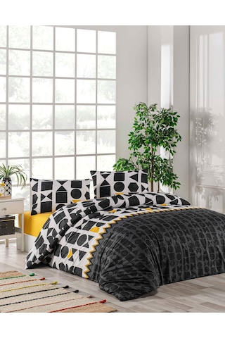 Tabu Home %100 Pamuklu Etnik Tek Kişilik Nevresim Seti