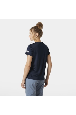 Helly Hansen W Hh Tech Tişört Hha.49580 Hha.597 Lacivert