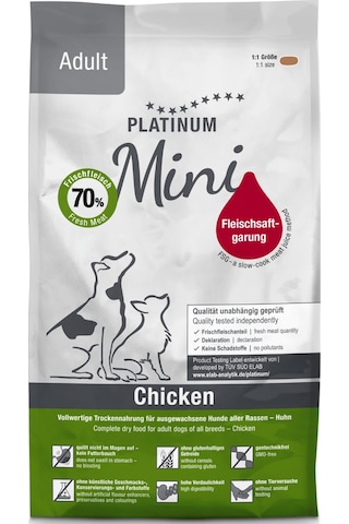 Platinum Mini Tavuklu Yetişkin Köpek Maması 900gr