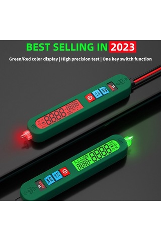 Artfulabode Profesyonel Dijital Multimetre, Voltaj Test, Renkli Ekran, Otomatik Kapanma, Fener Fonksiyonlu Çok Renkli