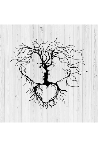 Romantik Tablo Kadın Ve Erkek Temalı Metal Tablo