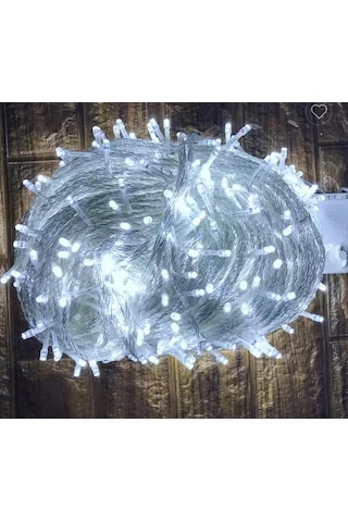 10 Metre 100 Ledli Eklemeli Animasyonlu Beyaz Led Işık