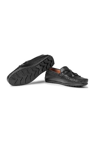 Borde Hakiki Deri Erkek Günlük Ayakkabı, Loafer Ayakkabı, Hafif Ayakkabı