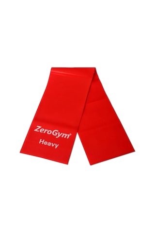 Zerogym Egzersiz Bandı Pilates Bandı, 150cmx15cmx0,65cm Kırmızı Ağır Kırmızı