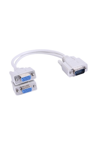 Vga To 2 Vga Çoğaltici Çoklayici Y  Kablo