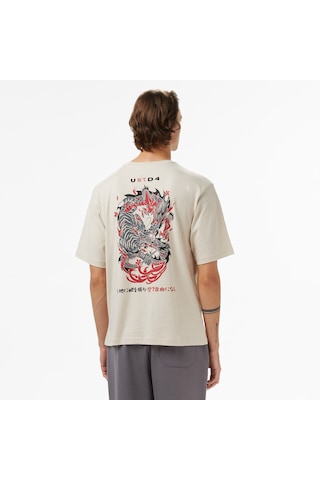 United4 Unıted4 Erkek Gri T-shirt Ft- Toye Gri