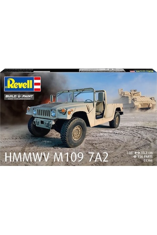 Revell Maket Model Kit Askeri Araçlar Hmmwv M1097a2 3366