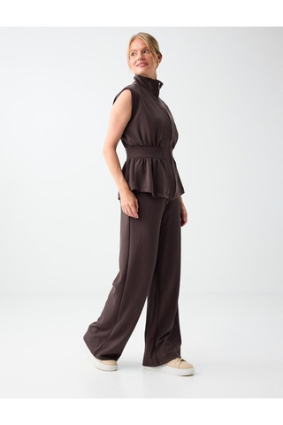 Jimmy Key Jimmy Key Acı Kahve Normal Bel Uzun Örme Pantolon 6sw187186803 Acı Kahverengi