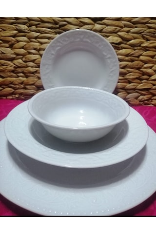 Porland Hazan 24 Parça 6 Kişilik Yemek Takımı