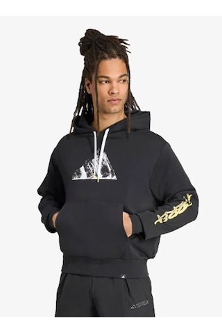Adidas Jm6363 U Snow Hd Unisex Sweatshirt Siyah