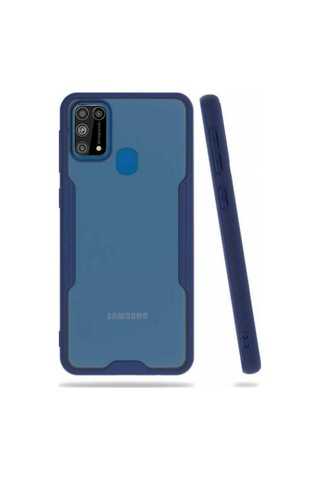 Galaxy M31 Kılıf Zore Parfe Kenarları Pastel Renk Silikon Kılıf