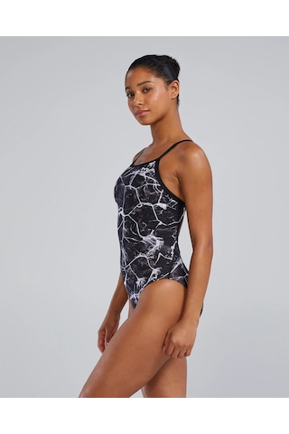 Tyr Durafast Elite Kadın Diamondfit Mayo - Synapse Siyah