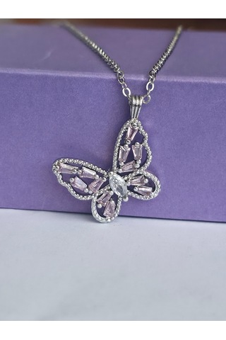 925 Ayar Kadın Gümüş Kolye 5 Gümüş