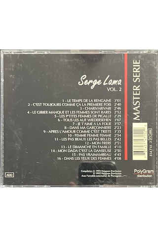 Müzik Cd Sidir - Plak Değildir Cd Serge Lama Vol. 2 Master Seri
