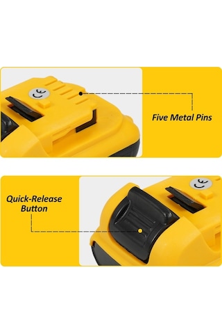 Pazly 3600mah 4.6v Yüksek Kapasiteli Şarj Edilebilir Lityum Pil - 12 Hatlı Lazer Seviye Uyumlu