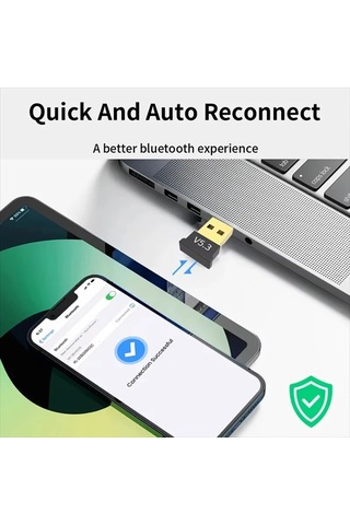Bluetooth 5.3 Usb Adaptörü Verici Alıcı Bluetooth Ses Bluetooth Dongle Bluetooth 5.3