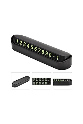 Araç Içi Telefon Numarası Fosforlu Numaratör Oto Cam Kartı