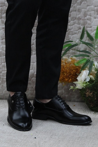 Pierre Cardin 7017 Siyah Açma Damat Ayakkabısı Takım Ayakkabısı Erkek Klasik Ayakkabı Siyah