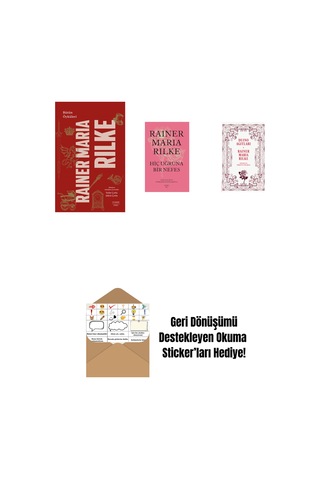 Bütün Öyküleri - Rainer Maria Rilke + Hiç Uğruna Bir Nefes + Duino Ağıtları + Okuma Sticker'ları