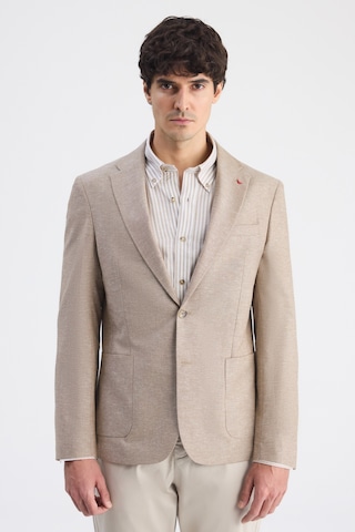 D's Damat Ds Damat Slim Fit Vizon Düz Kumaş Ceket 6hf044700436m Çok Renkli