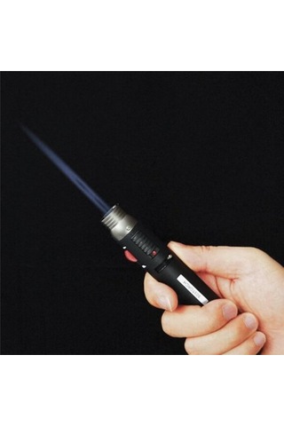 Ximistore9 Dış Mekan İçin Taşınabilir Çakmak, 1300 C Ateş Regülasyonu, Elle Serbest Tutma Özelliği, Benzin Olmadan Teslimat Siyah