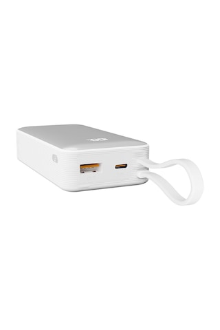 4 Adet S-link G350 10000mah Pd35w+qc30w-hsc22,5w Beyaz Lcd Taşınabilir Pil Şarj Cihazı Powerbank