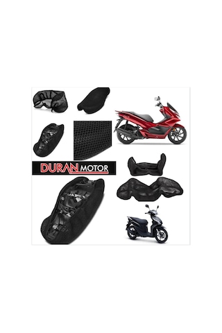 Motosiklet Sele Koltuk Kilifi 3D Çift Kat File / Tüm Motorlar 6Mm 528364570
