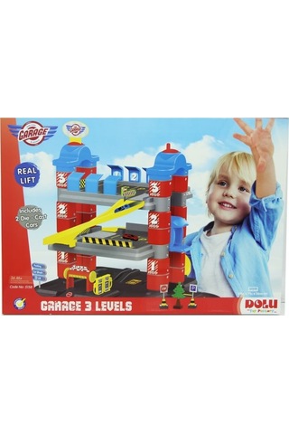 3 Katlı Otopark Oyun Seti