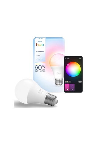 Essential 8w E27 806 Lumen Renkli Akıllı Ampul A60-25.000 Saat Ampul Kullanım Ömrü Diğer