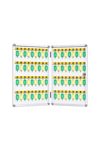 72'li İthal Alüminyum Anahtar Dolabı 40x47x5,5 Cm Gri