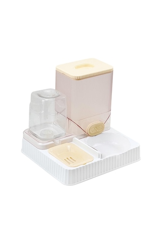 Suntek Otomatik Kedi Tiryakisi Besleyici Pet İçme Kasesiz-sarı