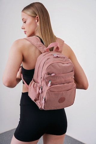 Beverly Hills Polo Club 24S.Kgs.Art.0017 Kadın Sırt Çantası Pembe