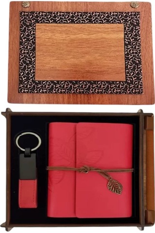 Deri Defter Hediye Seti