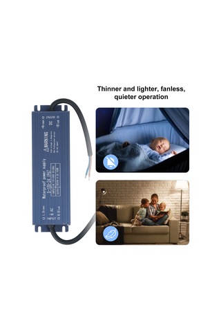 Yifomall 24v 100w Ip67 Su Geçirmez Dış Mekan Güç Kaynağı - Led Işık/reklam/tabela İçin Kısa Devre & Aşırı Yük Korumalı Ac110-240v Giriş Mavi