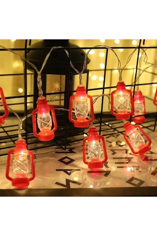 Tongxida 3m 20 Işık Led'leri Retro Gaz Lambası Yatak Odası Dekorasyonu Sıcak Beyaz Işıklar Diğer Diğer