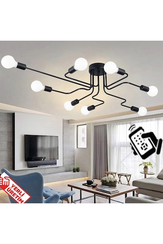 Modern 8 Kol Kumandalı Akrep Avize