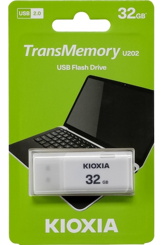 Kioxia TransMemory U202 32 GB USB 2.0 Flash Bellek