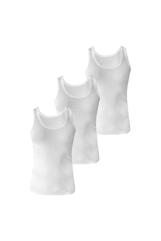 Josejuan 3'lü Erkek Atlet %100 Pamuk Ribana 3200-3'lü Beyaz