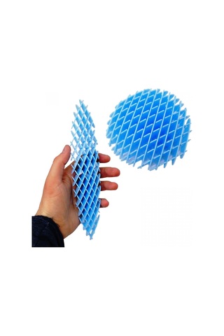 Yeni Nesil Mavi Solucan Stres Oyuncağı Top Anahtarlıklı Model 2 Özellikli Vıp New Blue Fıdget Worm