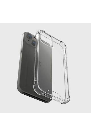 Apple Uyumlu iPhone 13 Mini Uyumlu Zore Kamera Korumalı Nitro Anti Shock Silikon-renksiz Renksiz -