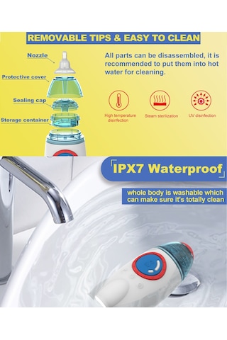 Geeksen Ka1002 Bebek Nazal Aspiratörü - 3 Seviye Emiş, Sessiz Çalışma, Led Işık Ve Müzik 3 Silikon Uçlu