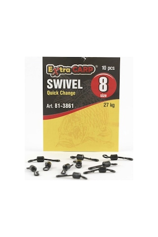 Extra Carp Quick Change Swivel 8 Hızlı Değişim Fırdöndüsü (10Lu P