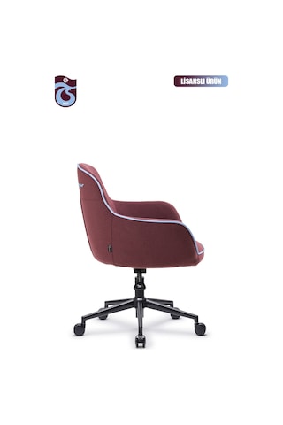 Fanchair X Trabzonspor Icon Bordo Kumaş Çalışma Koltuğu-83 Bordo - Mavi