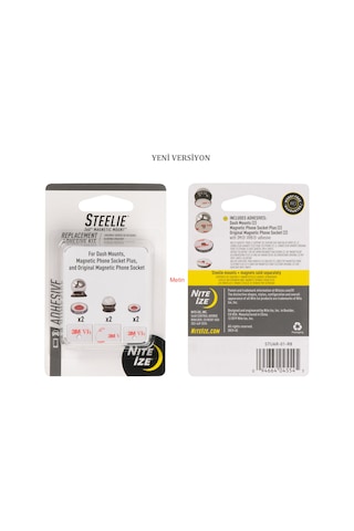 Nite Ize Steelie Tekrar Uygulama Kiti Araç Kitleri