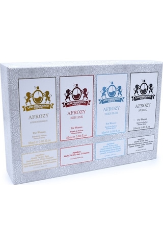 Lion Francesco Afrozy Aphrodisiaque + Arabic + Deep Blue + Red Line Kadın Parfüm Extrait De Parfum 25 ML