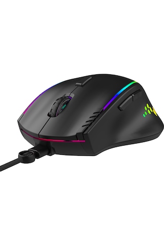 Blueforce Luxor Makro Atamalı Gaming Gamer Rgb Oyuncu Mouse 12800dpi Siyah Driver Mevcut