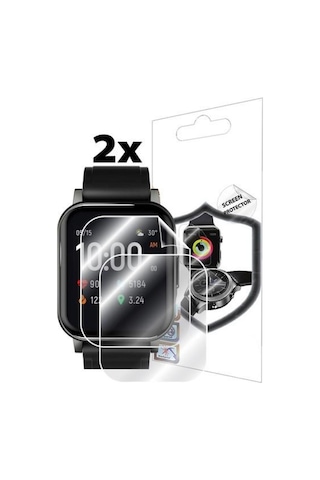 Ecr Haylou Ls01 - Ls02 Akıllı Saat Ekran Koruyucu (2 Adet)
